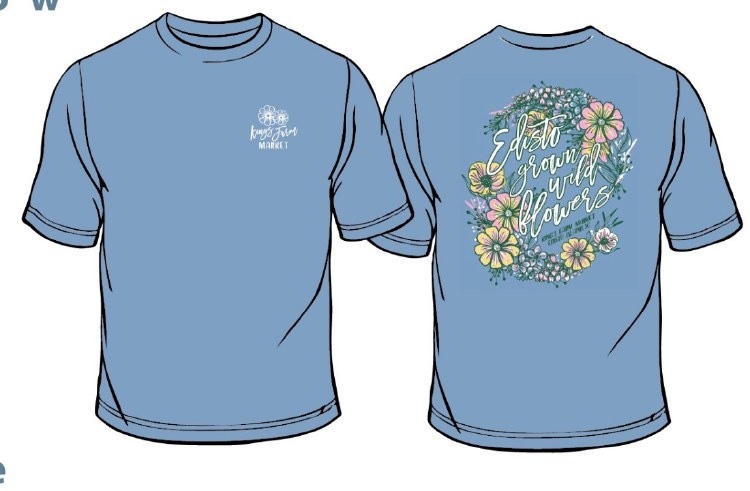 Wild Flower T-shirt - Medium - KING'S FARM MARKET